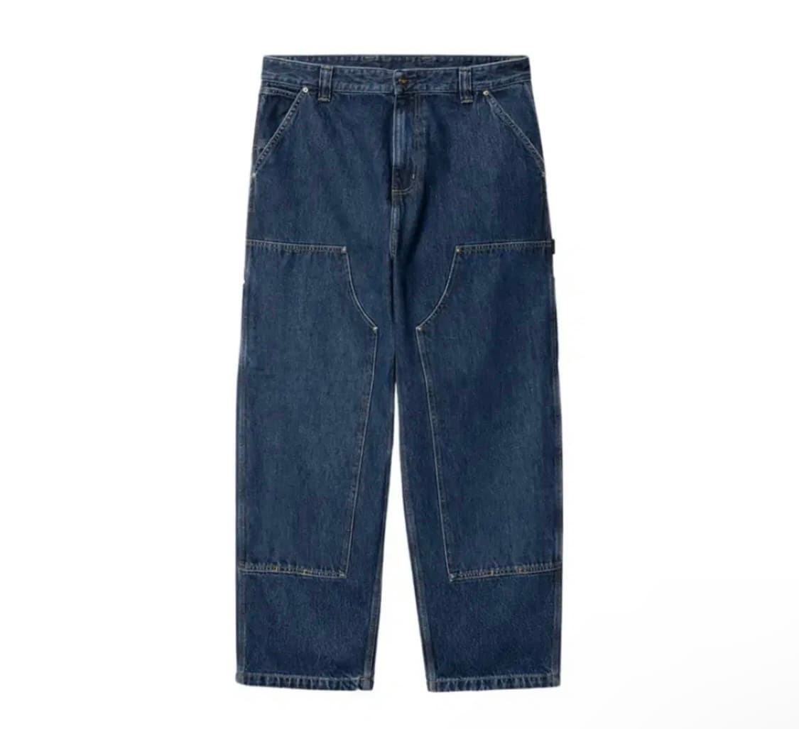 XL 칼하트 더블니 팬츠 블루 상품이미지2