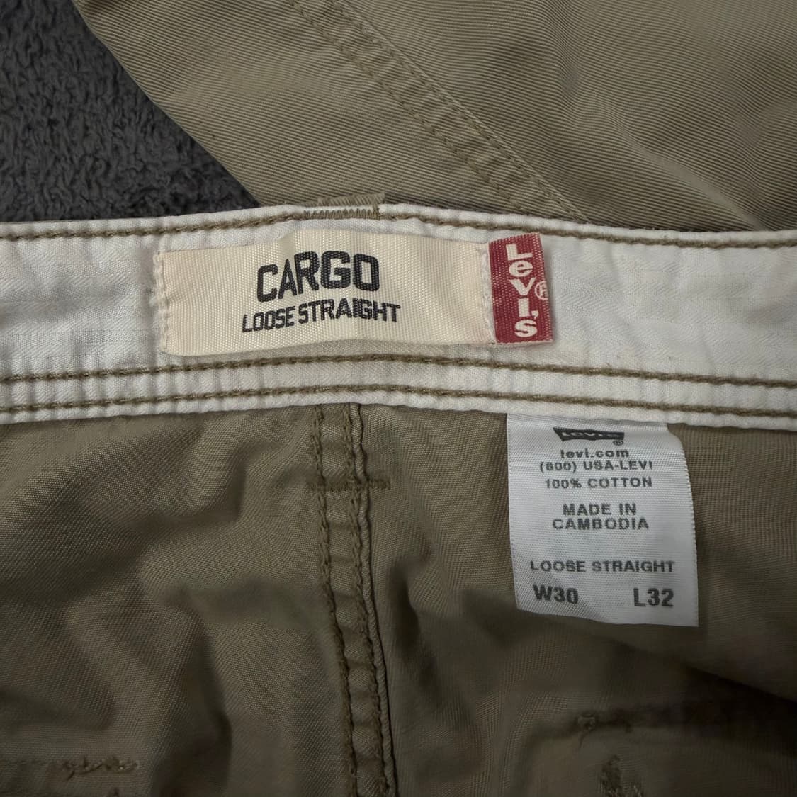 [ 정품/30,32 ] 리바이스 빈티지 카고 팬츠 상품이미지4