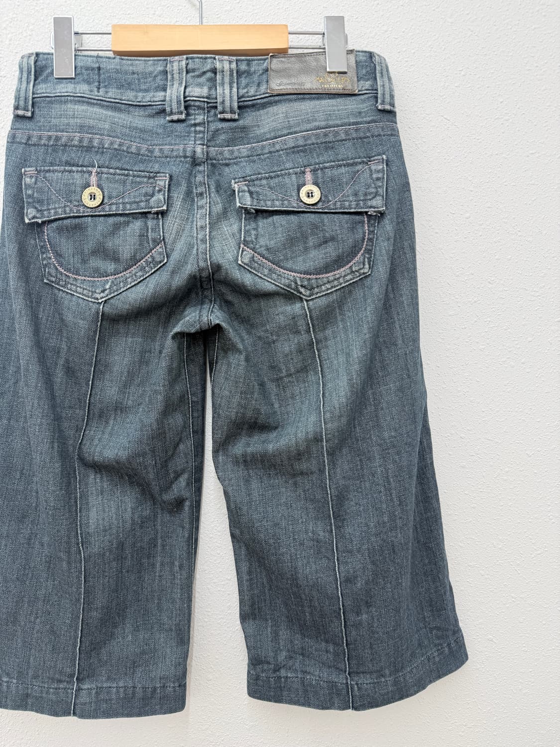 빈티지 EDWIN 로우라이즈 데님 하프 팬츠 상품이미지5