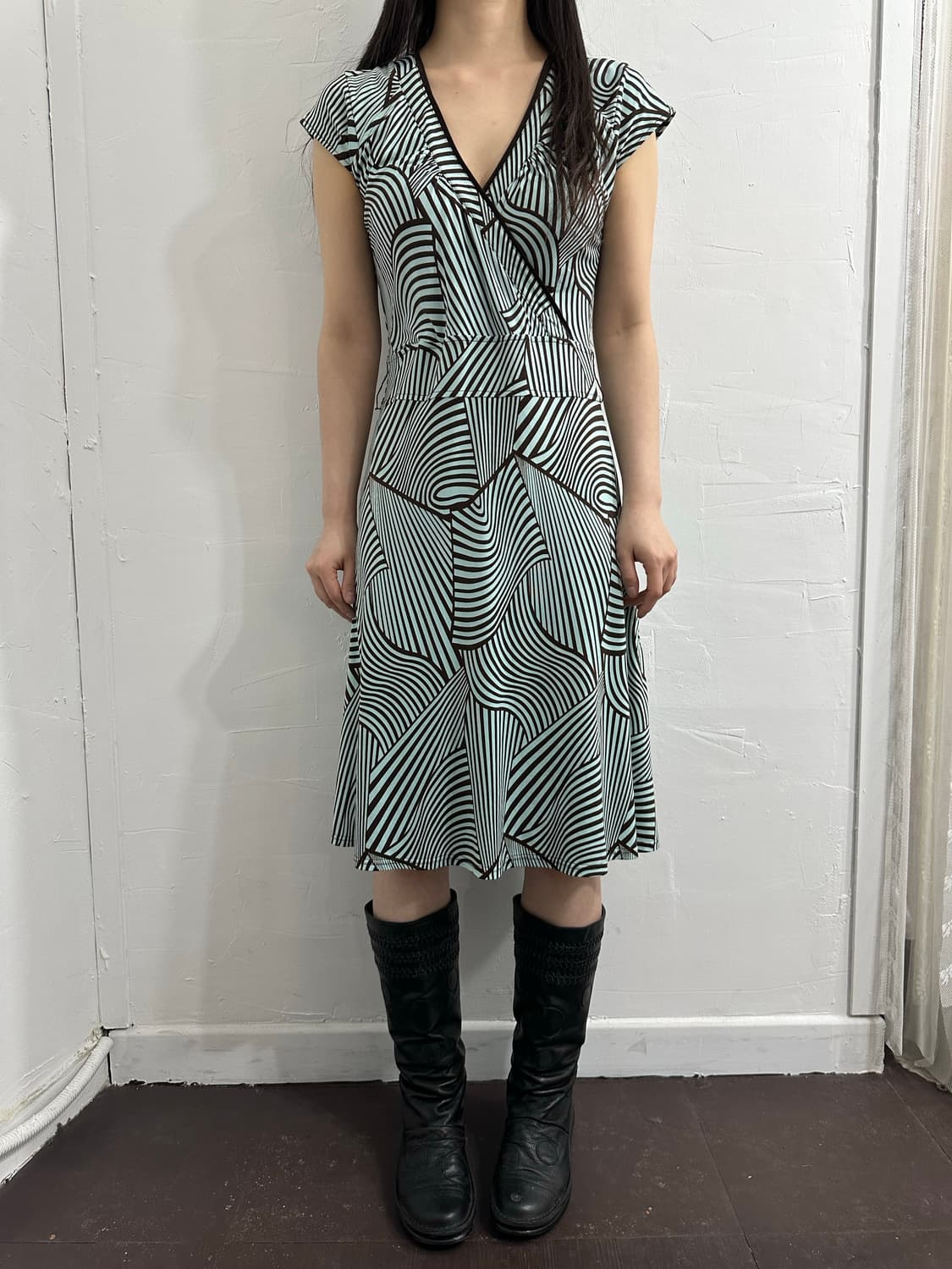 maitresse mint line dress 상품이미지2