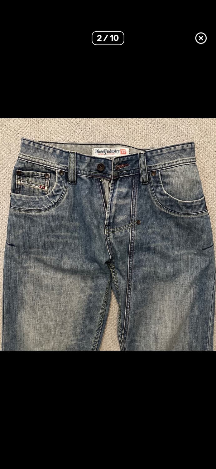 디젤 00s 아카이브라인 데님 팬츠 상품이미지2