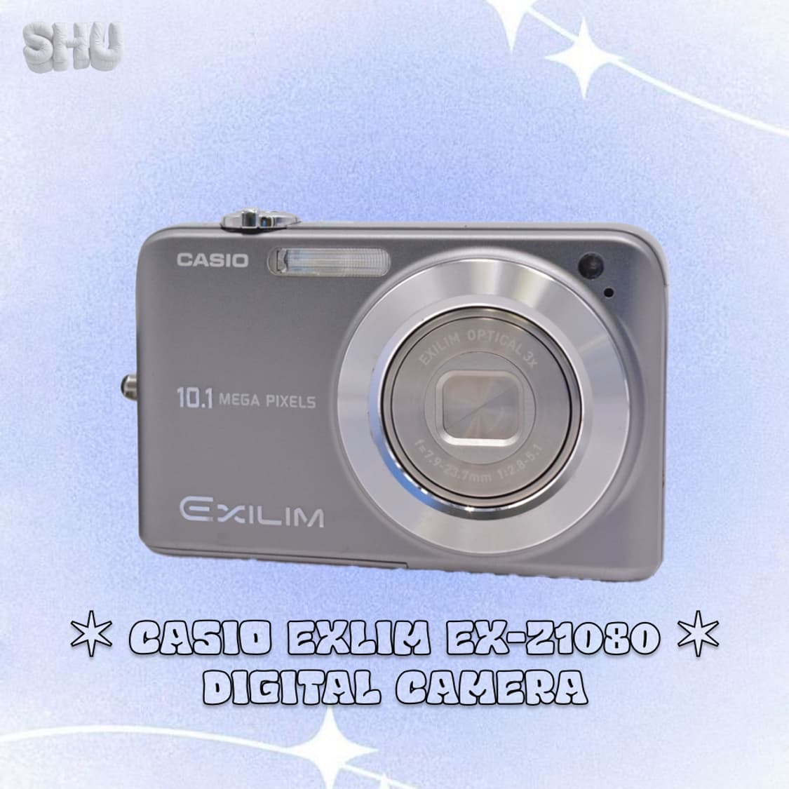 카시오 엑슬림 EX-Z1080 빈티지 디카 디지털 카메라 실버 상품이미지2