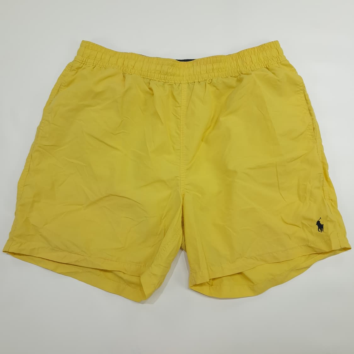 Co598 XL 폴로 랄프로렌 90S 옐로우 스윔 팬츠 반바지 상품이미지1