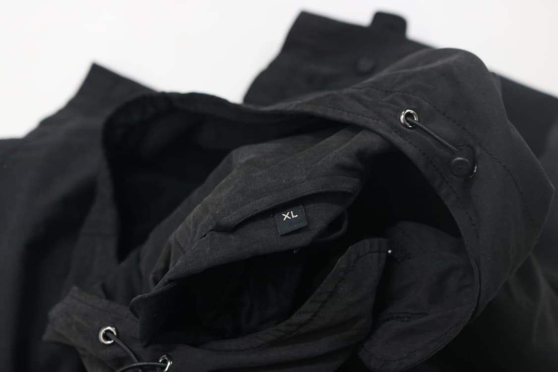 블랙 퀼팅 라이너 후드 필드 자켓 (XL) 상품이미지6