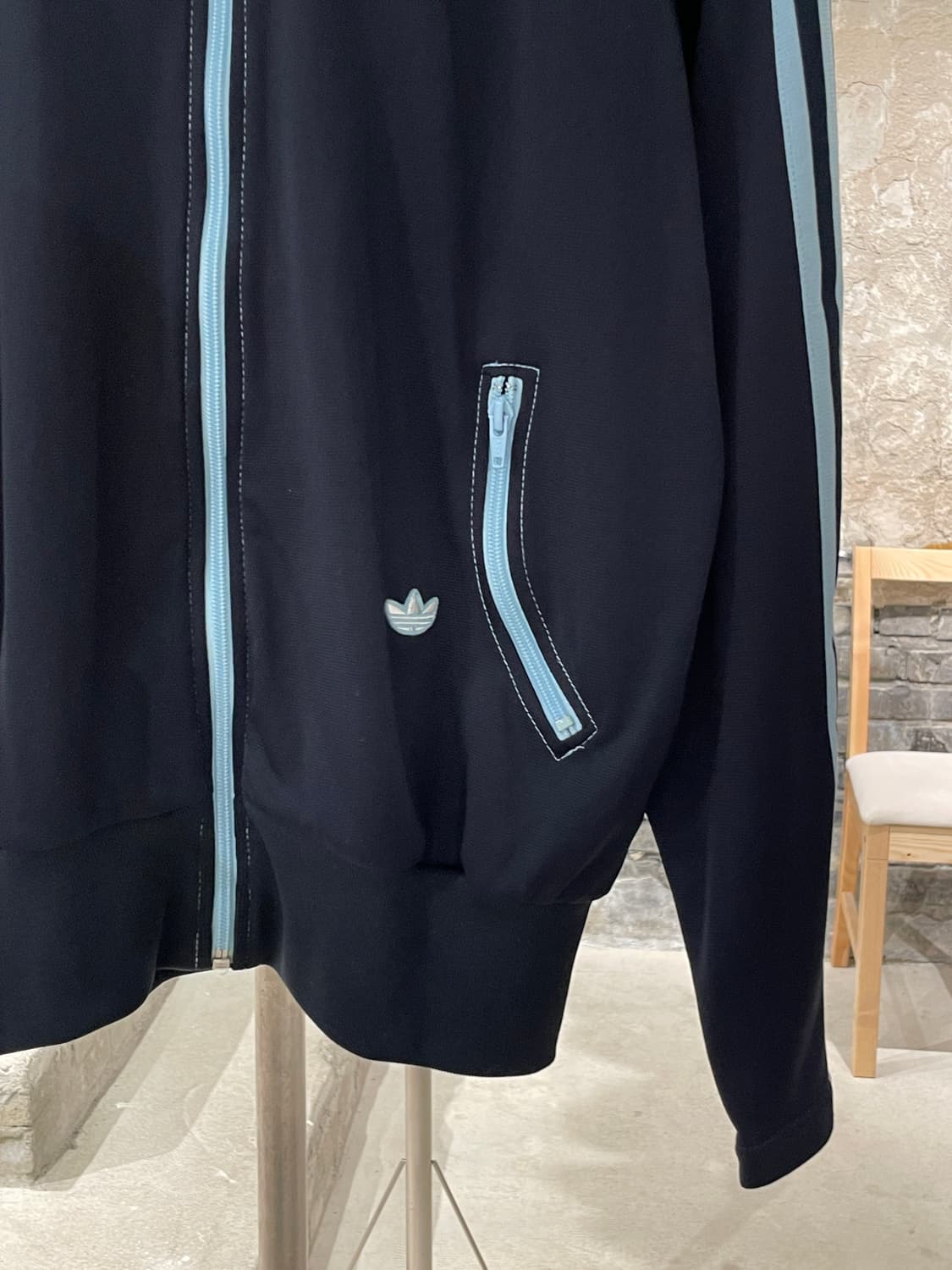 아디다스 네이비 스카이 블루 70s 트랙 져지 상품이미지5