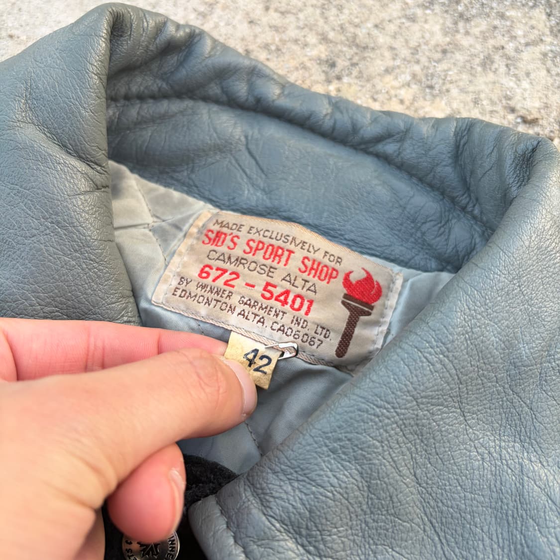 70s CANADA 빈티지 울 바시티 자켓 S 상품이미지7