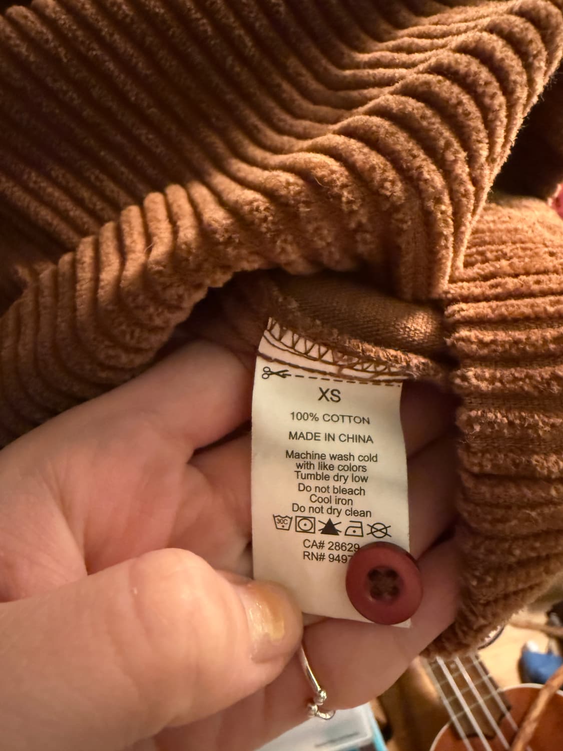 스투시 브라운 코듀로이 하프집업 상품이미지6