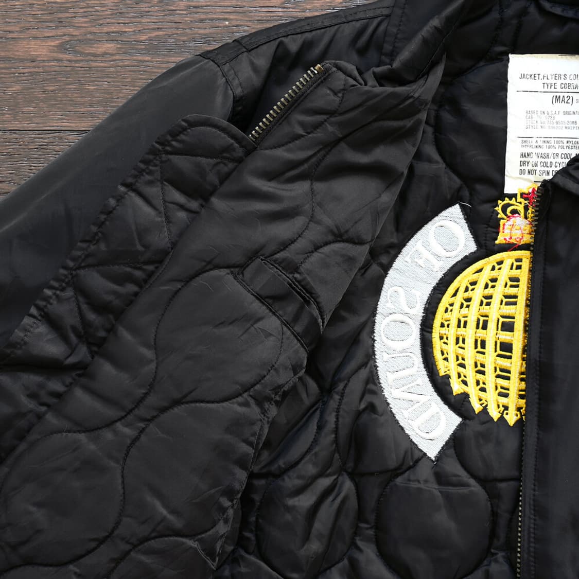 90s Ministry 미니스트리 빈티지 MA-2 플라이트 자켓 상품이미지6