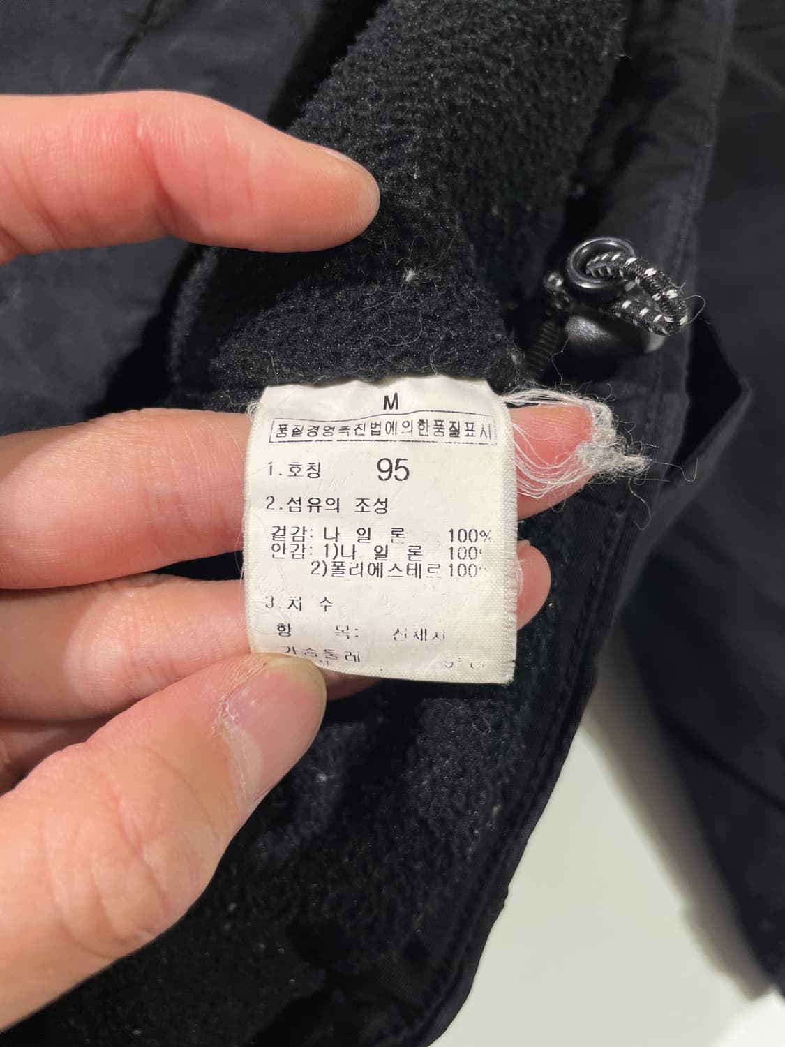 노스페이스 블랙 하이벤트 플리스 라이닝 자켓 상품이미지8