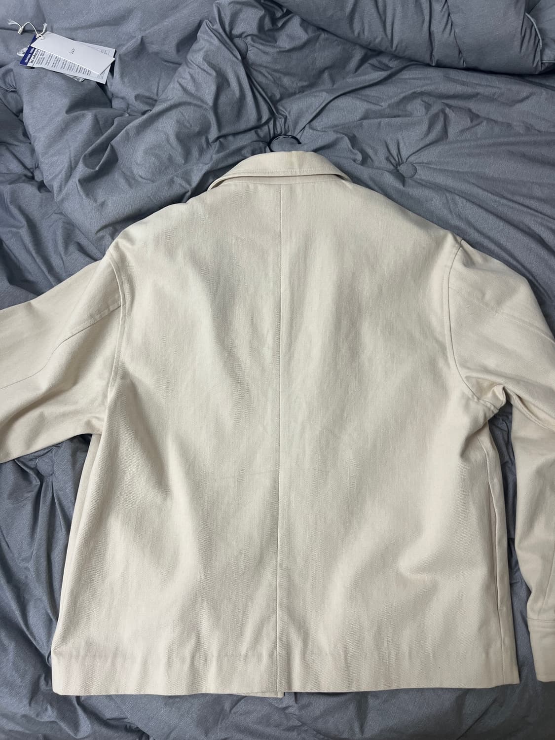 밈더워드로브 ELOY 포켓 데님 트러커 / 크림 / M 상품이미지5