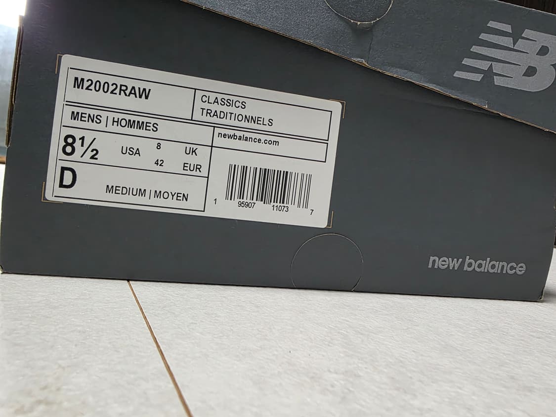 뉴발란스 2002R 265mm 그레이 사용감 적음 상품이미지3