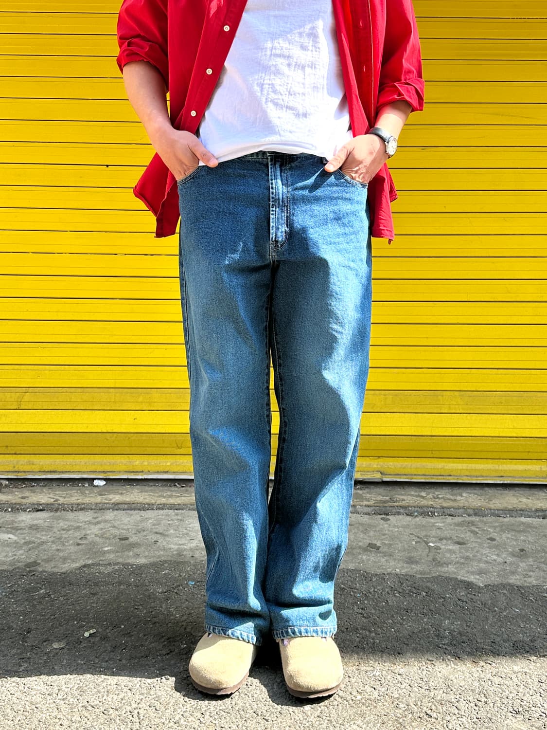 LEE 중청 빈티지 데님팬츠 33 상품이미지1