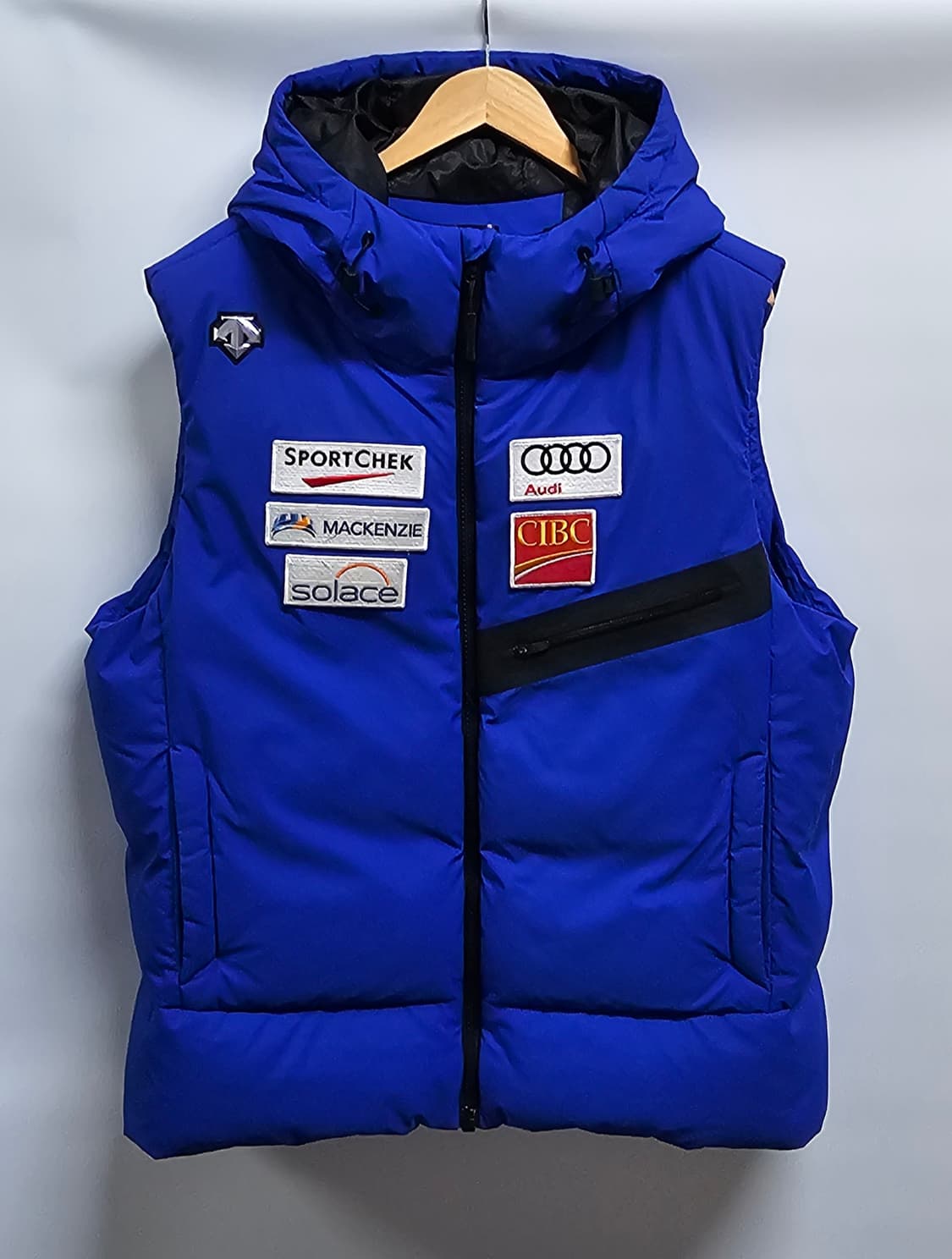 데상트 캐나다스키팀 덕다운패딩조끼 2XL 상품이미지1