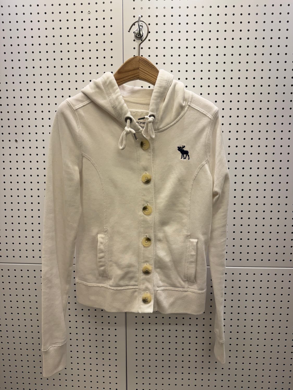 아베크롬비 무스 자수 버튼 후드 가디건 U819 상품이미지2