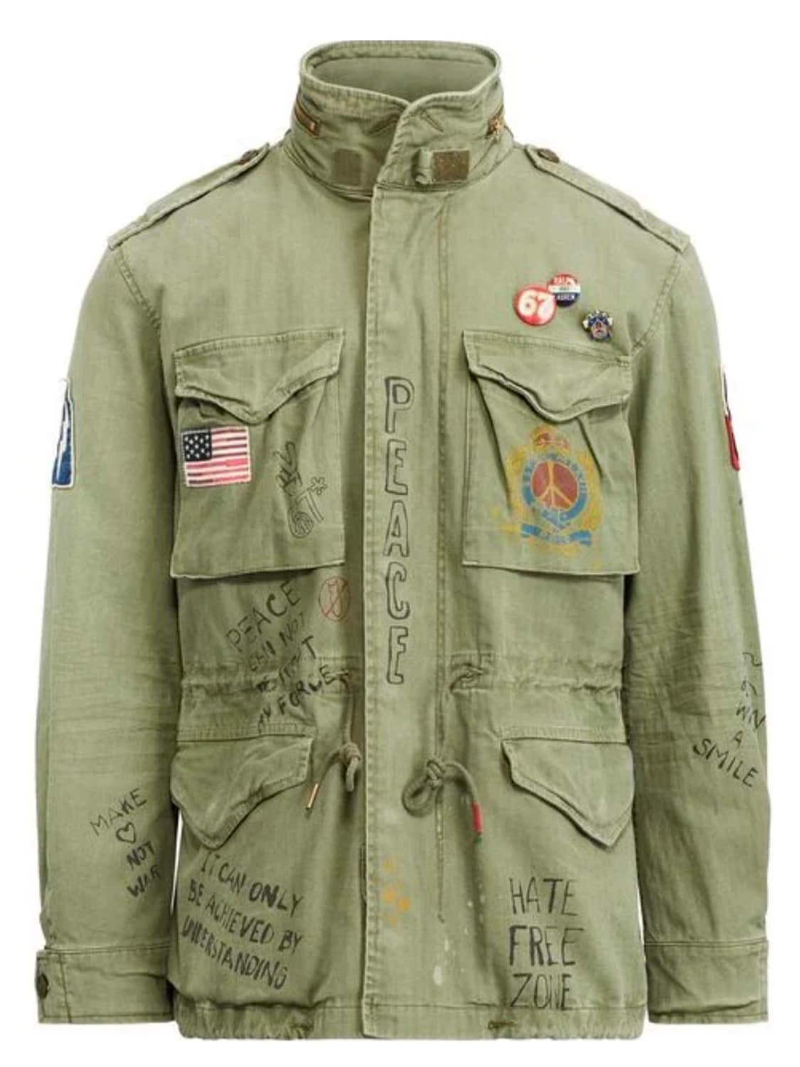 폴로 랄프로렌 올오버 피스 그래피티 M65 유틸리티 필드 자켓 상품이미지5