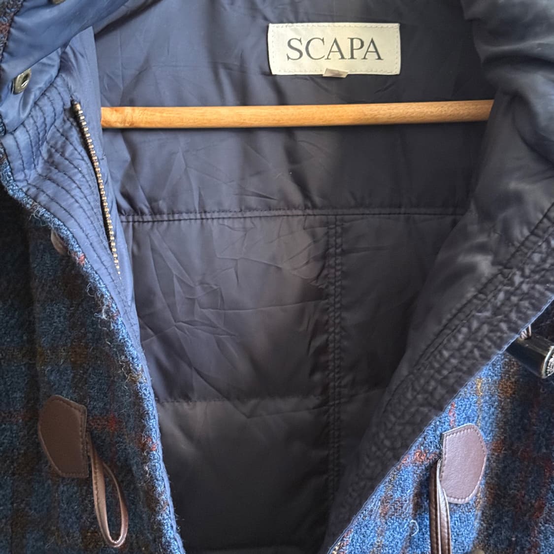 겨울숲 체크 더플코트 상품이미지6