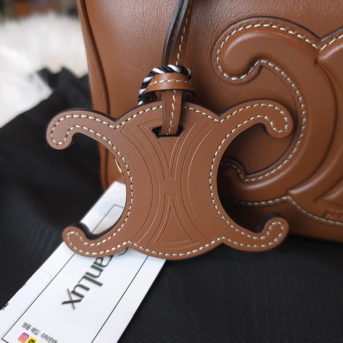 [중고/정품] 셀린느 스몰 보스턴 / 부드러운 카프스킨 + 백참 상품이미지3