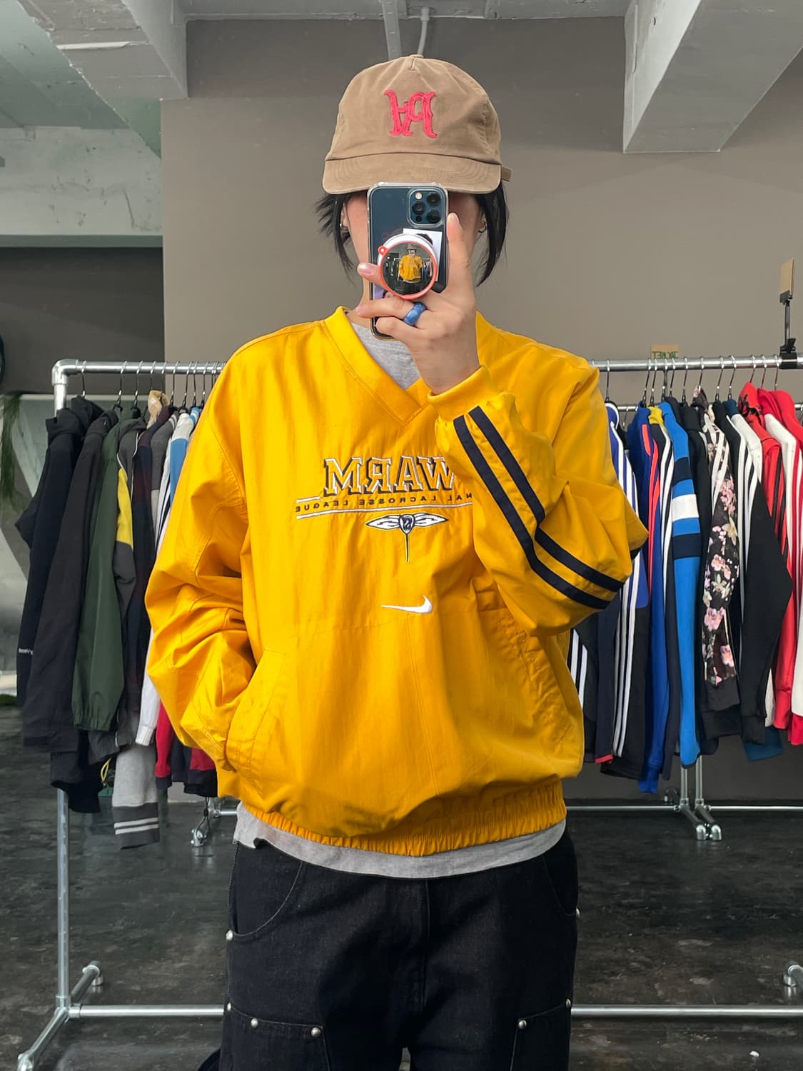 나이키 올드스쿨 v넥 바람막이 웜업 상품이미지1