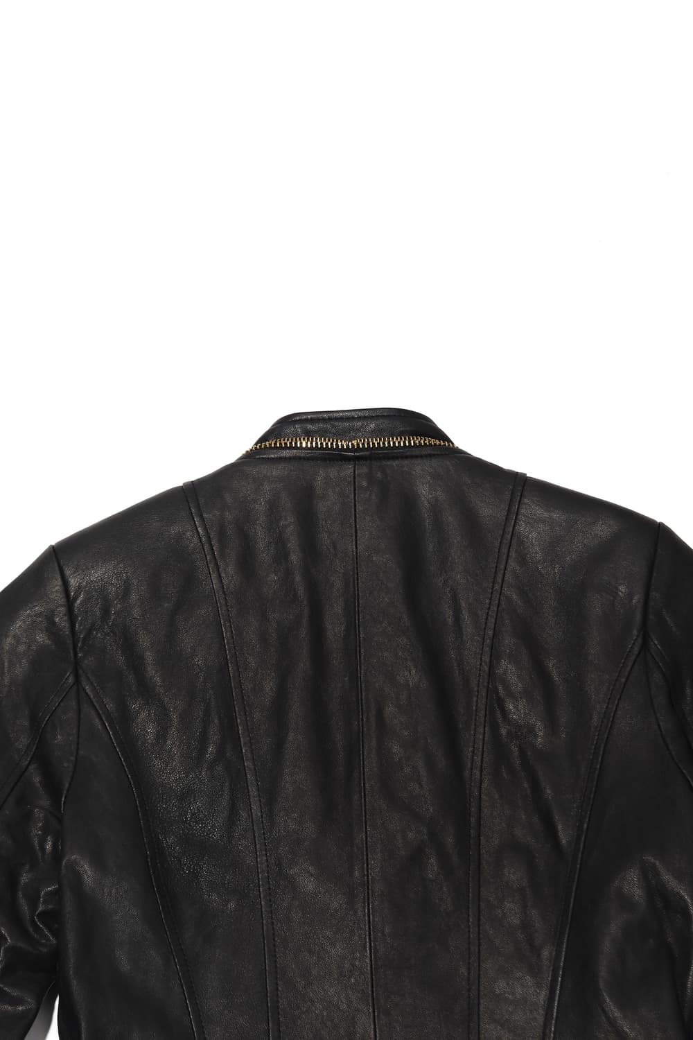 칼이석태 x 로보 골드 지퍼 램스킨 가죽재킷 women 55 상품이미지8