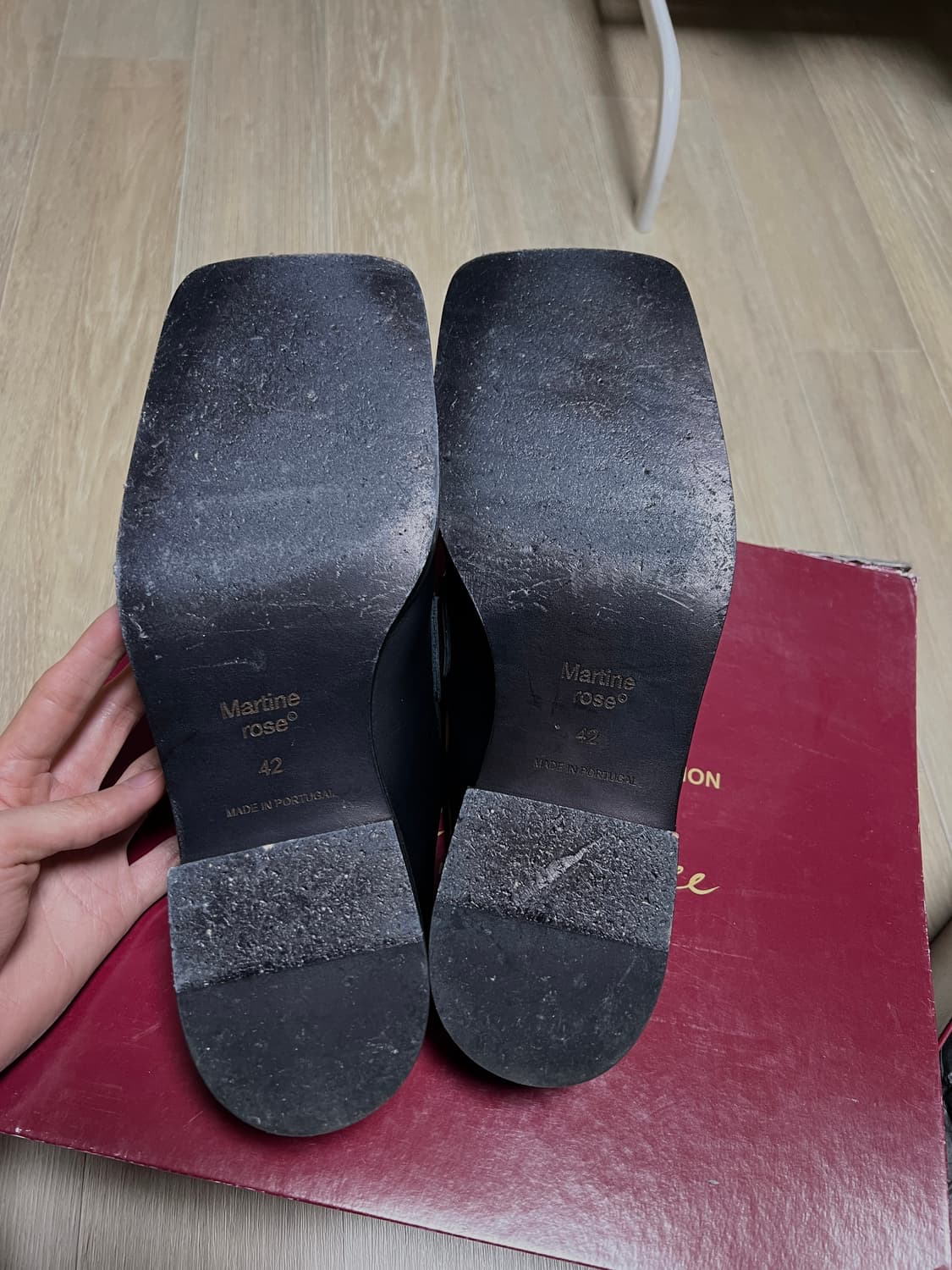 마틴로즈 스퀘어토 뮬 더비 로퍼 상품이미지4