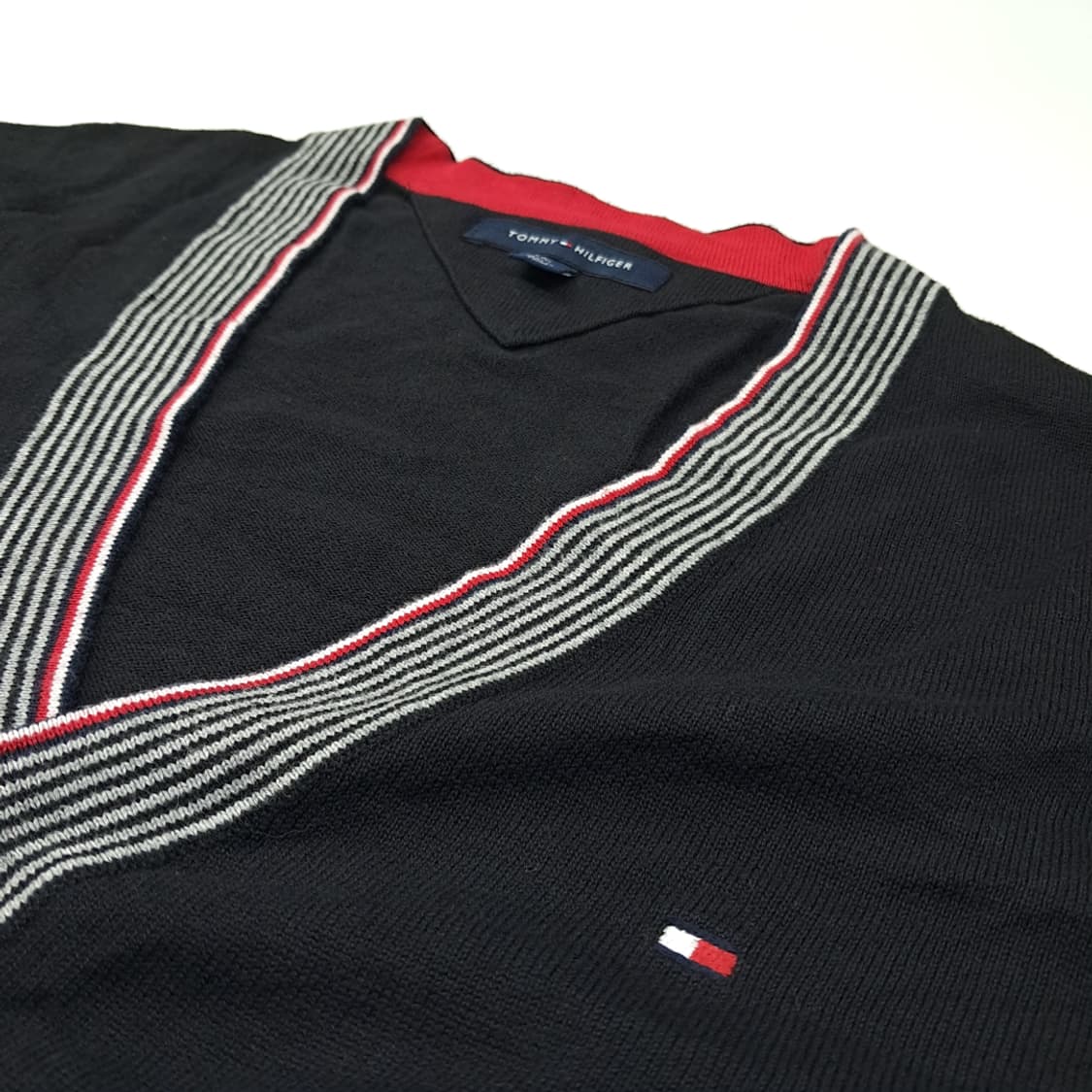 CL053 L 타미힐피거 프레피 니트 가디건 상품이미지4