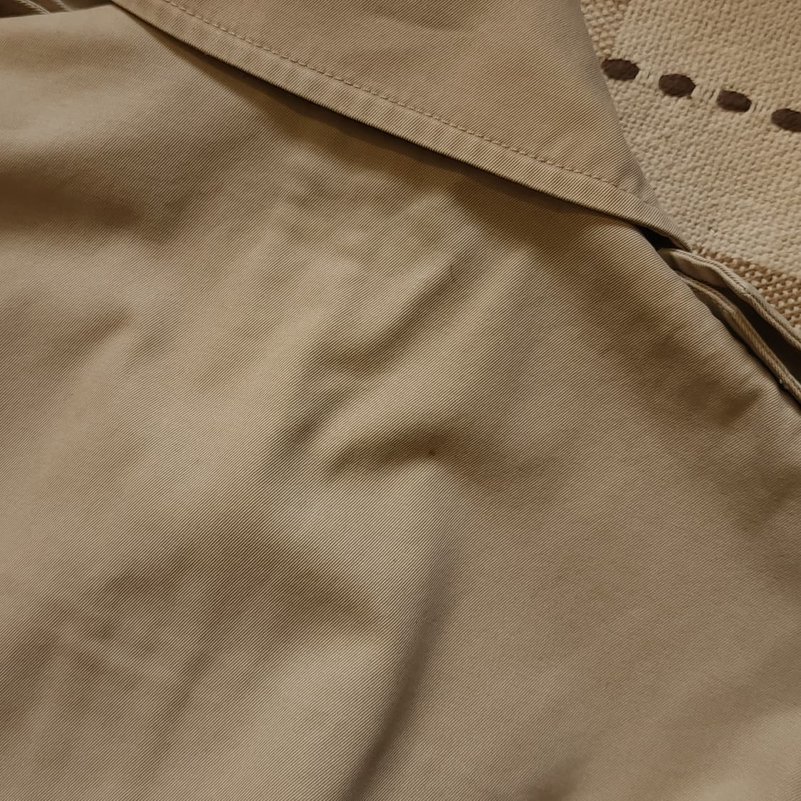 폴로 랄프로렌 여성용 베이지 더블 트렌치 코트 M 상품이미지9