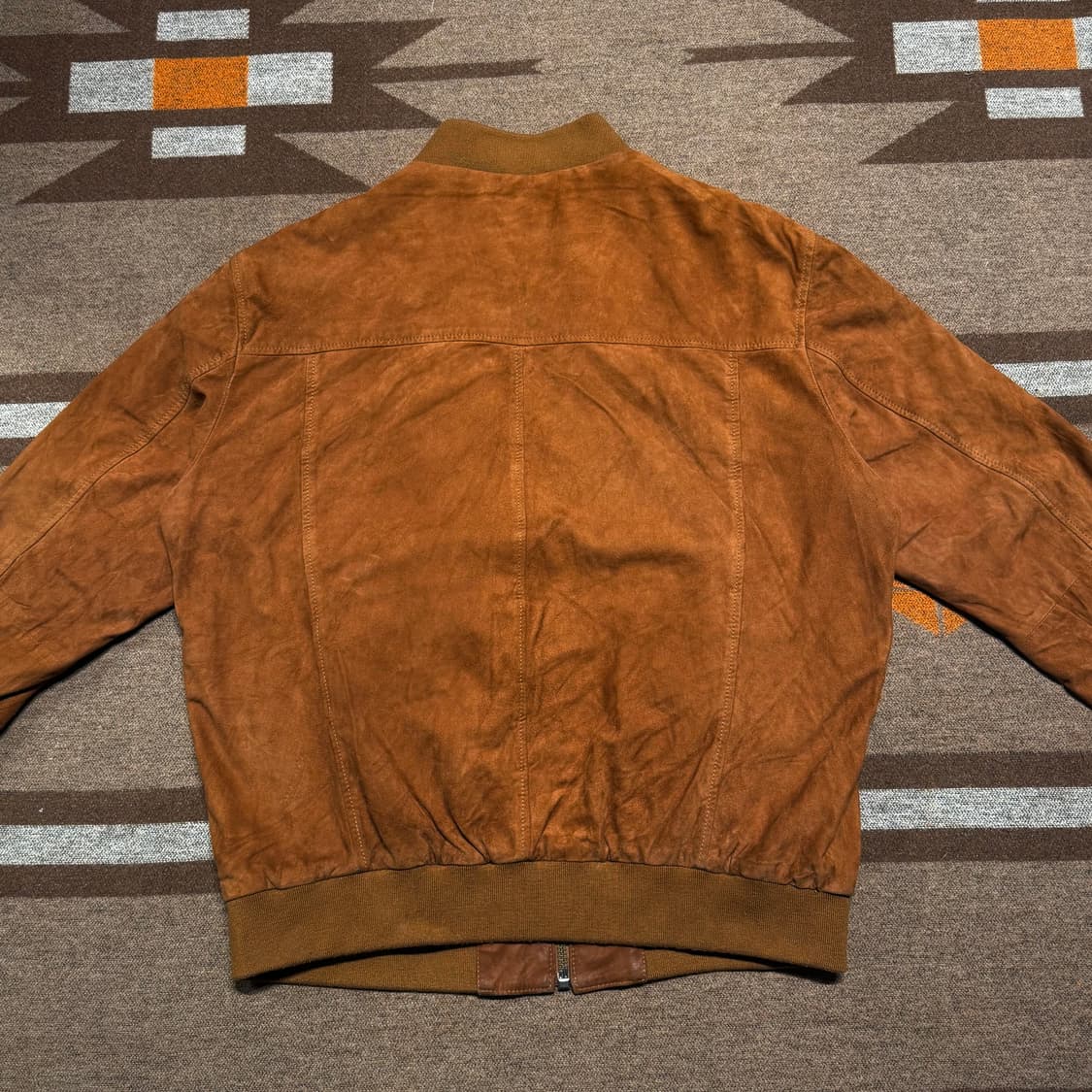 독일 피터 한 고트레더 스웨이드 봄버 자켓 XL 상품이미지6