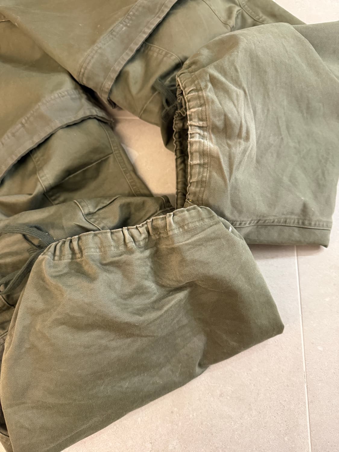 [2] 파 아카이브 레이어드 워크 팬츠 올리브 상품이미지9