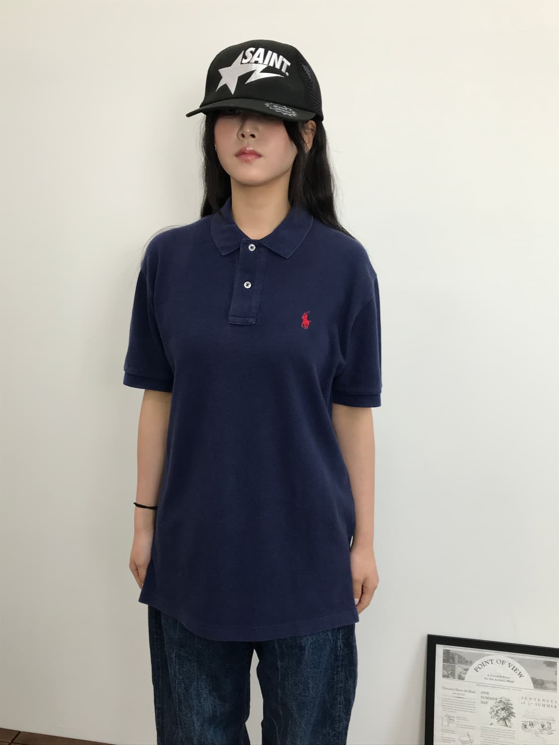 Polo Ralph Lauren Navy Pony Polo 상품이미지2