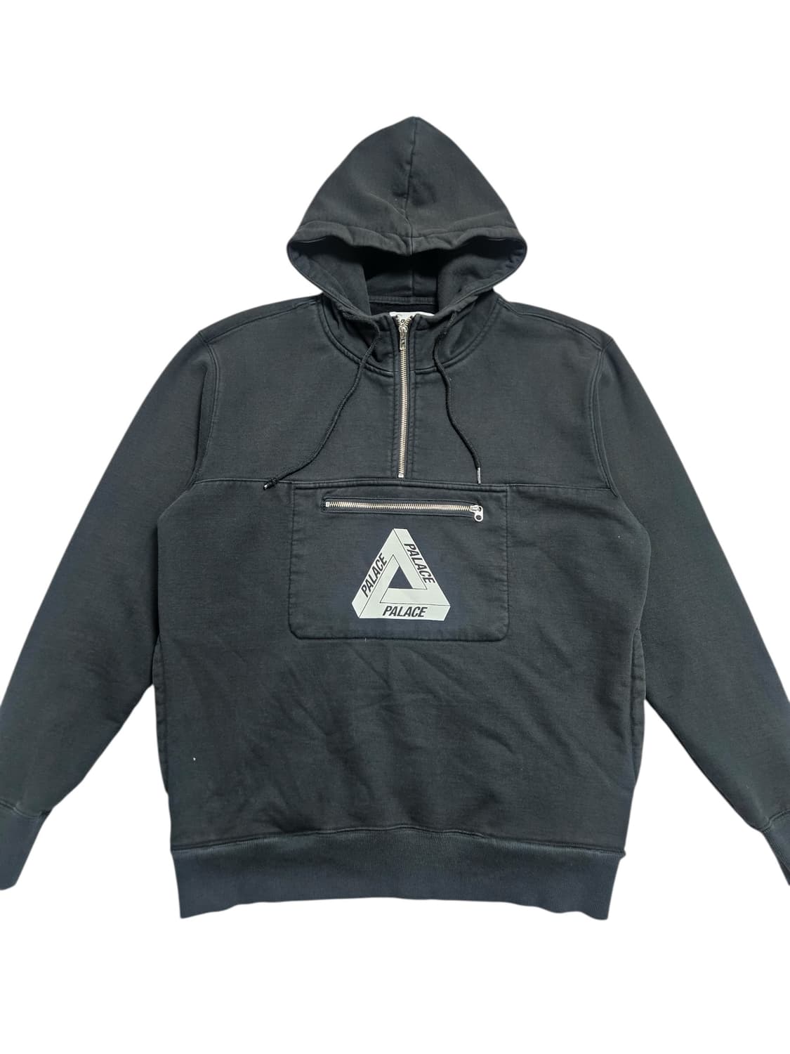 팔라스 반집업 후드티 블랙 상품이미지2