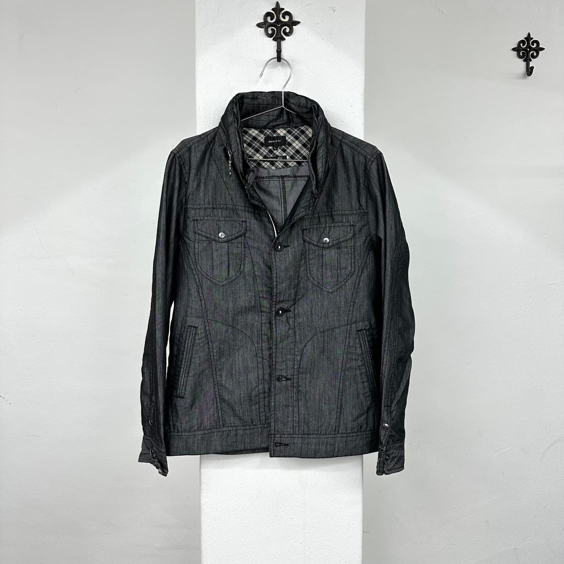 grey noise pattern Bono shirts 상품이미지3