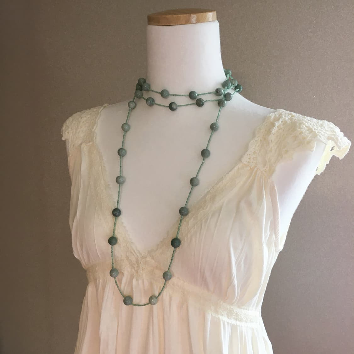 민트볼 레이어드 롱목걸이 상품이미지5