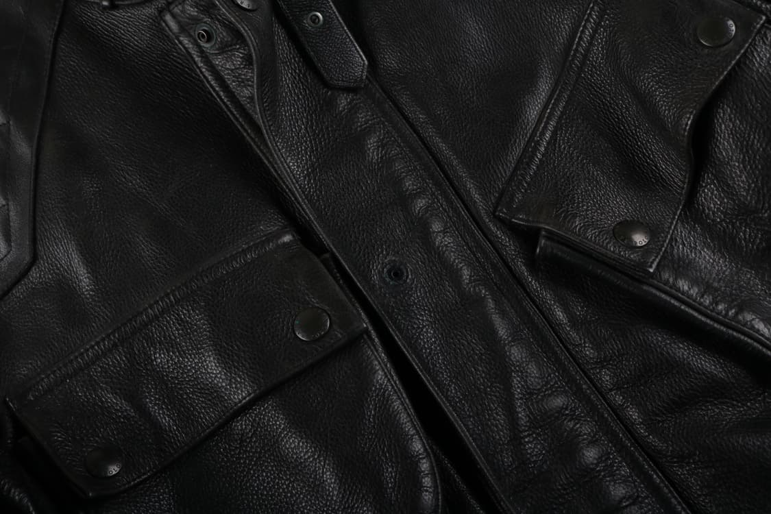 [L] 폴로 랄프로렌 모터사이클 벨티드 레더 자켓 상품이미지2