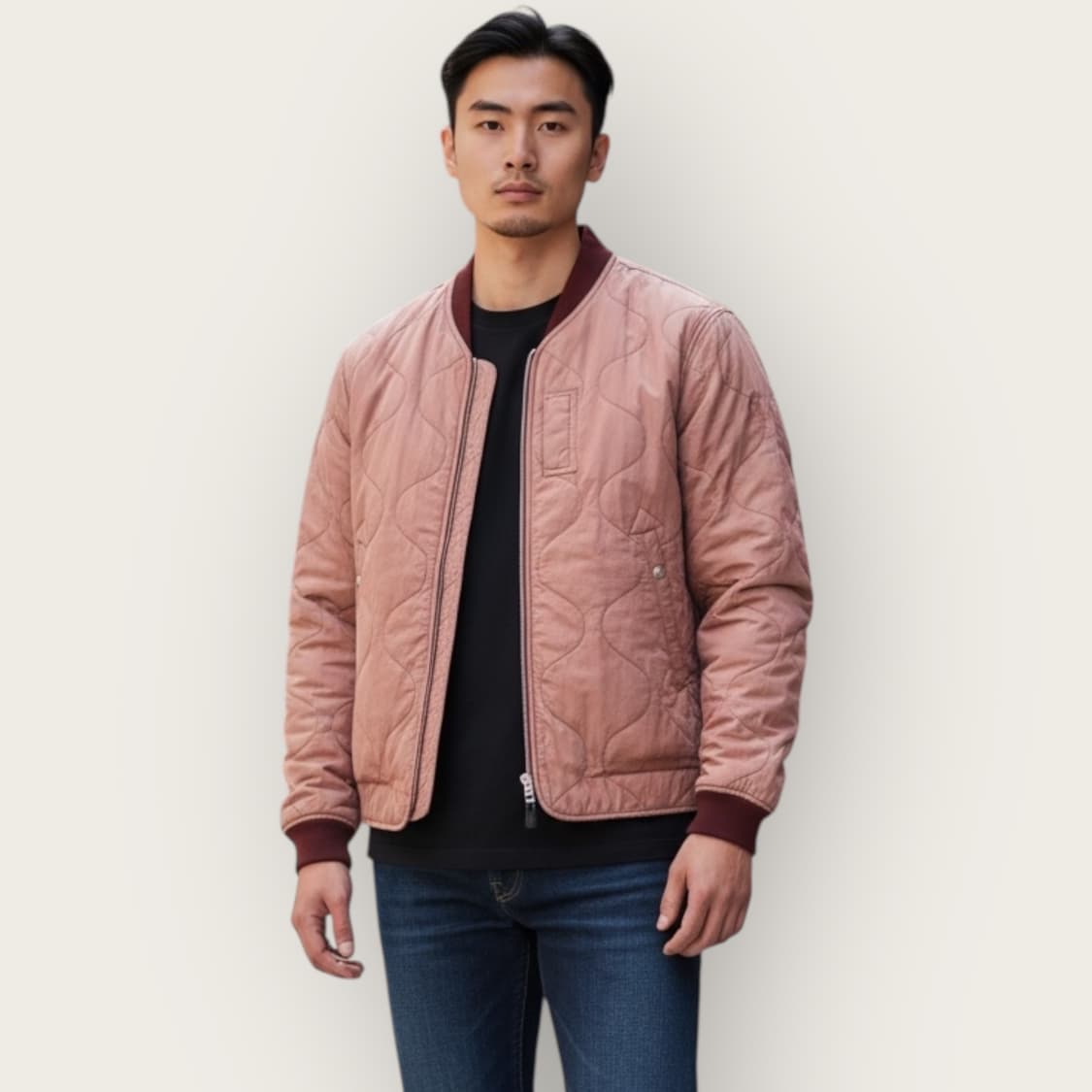 50/ 버버리 신형 빈티지 누빔 퀄팅 집업 상품이미지1