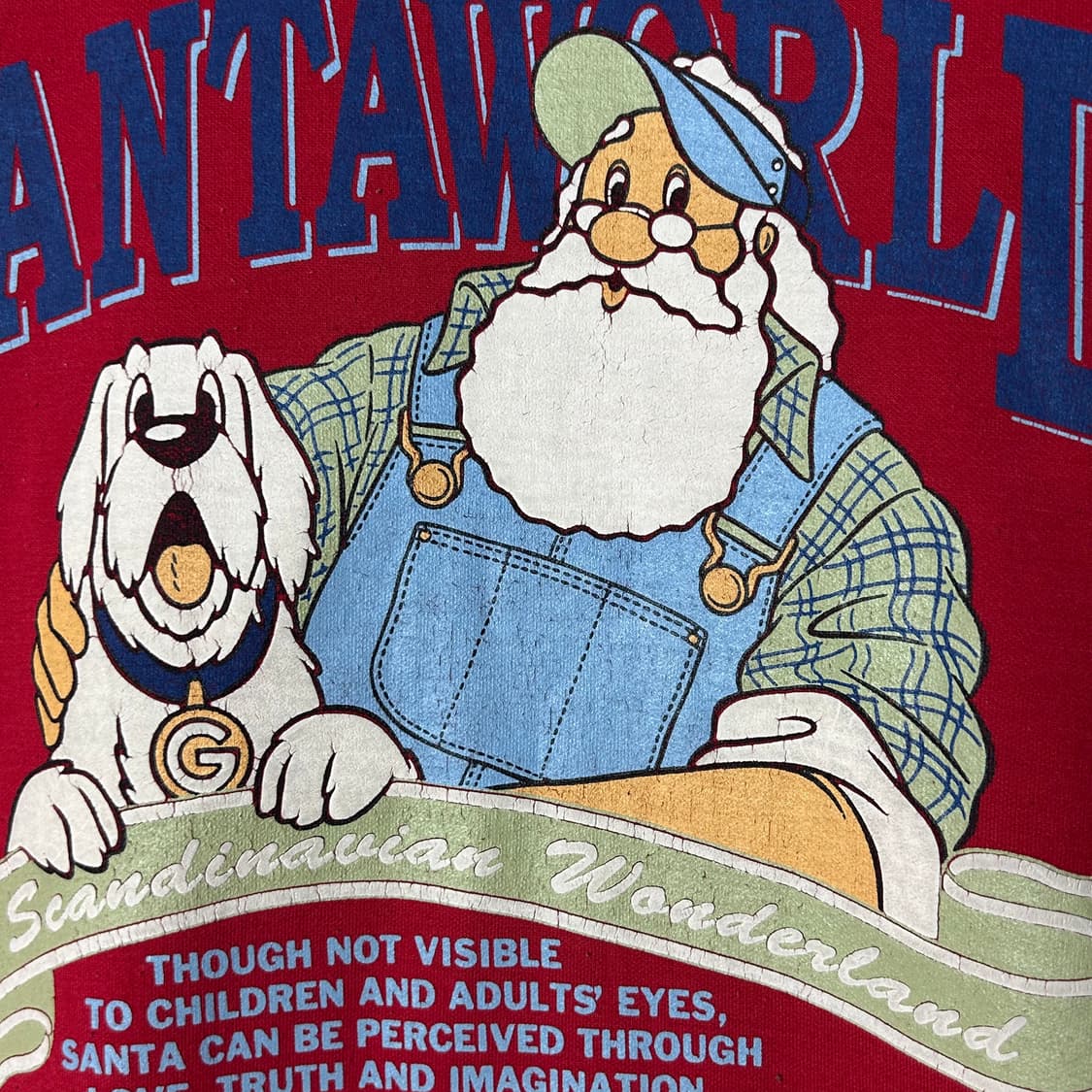 [Captain Santa] OLD 산타월드 배색 맨투맨 상품이미지5