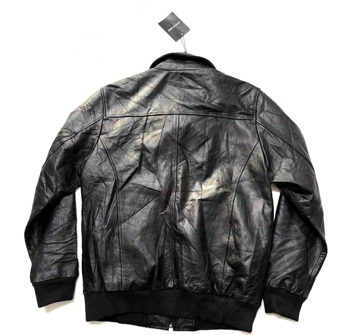 CN PLOP ANSS - 레더 봄버 자켓 상품이미지2