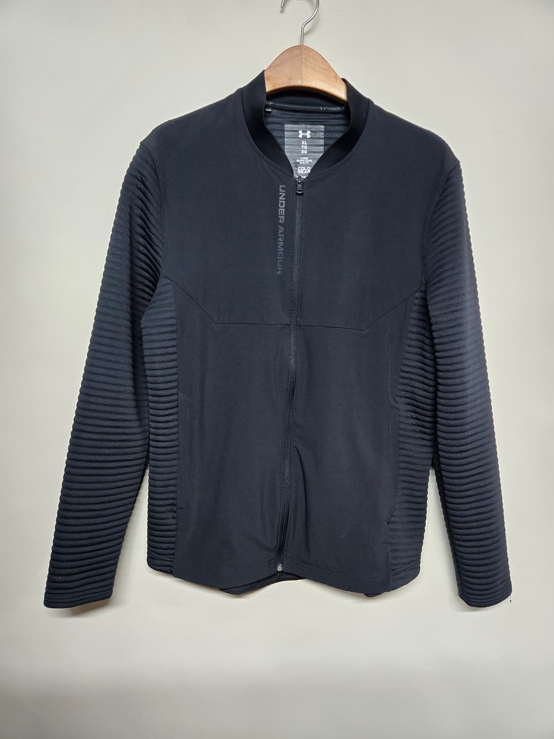 언더아머 골프 남성 블랙 집업 자켓 XL 상품이미지1