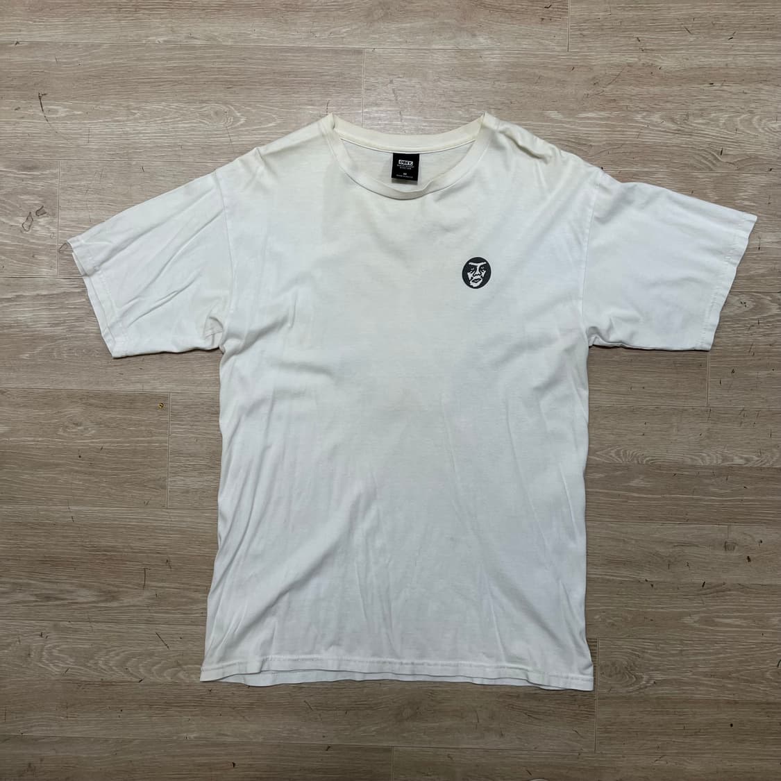 오베이 오리지널 빅로고 프린팅 반팔 티셔츠 [화이트] M/95 상품이미지1