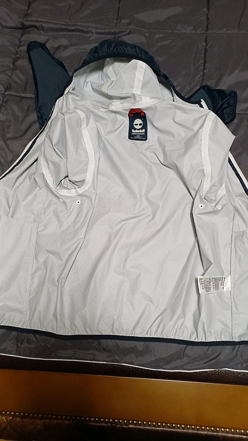 팀버랜드 얇은방수바람막이 95 가슴55 기장69 상품이미지4
