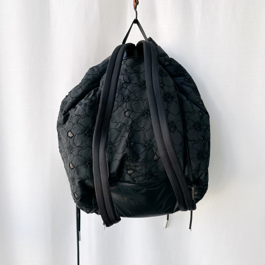 Moncler x Simone Rocha PARACHUTE Bag 블랙 상품이미지2