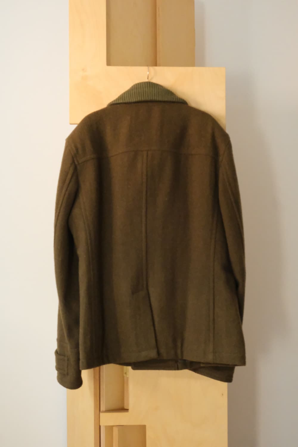 D&G Rib Collar Military Pea Coat 상품이미지2