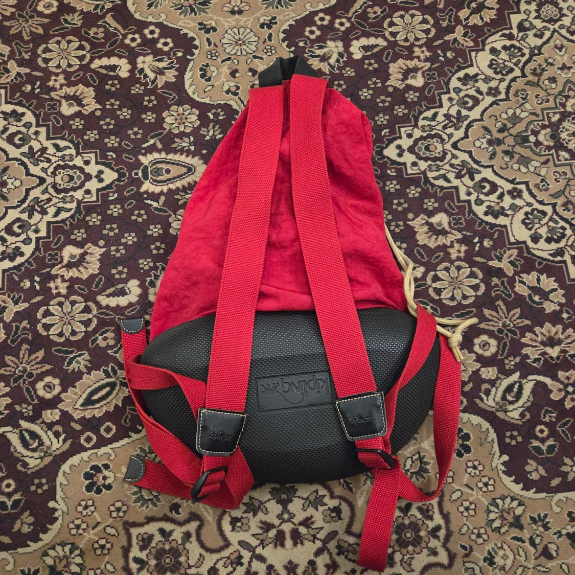키플링 백팩 럭색 복조리백팩 레드 왕로고 상품이미지2