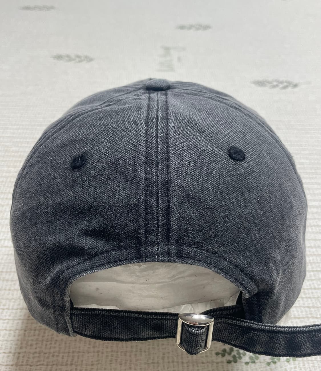 19fw 슈프림 스크립트 로고 6패널 블랙 상품이미지2