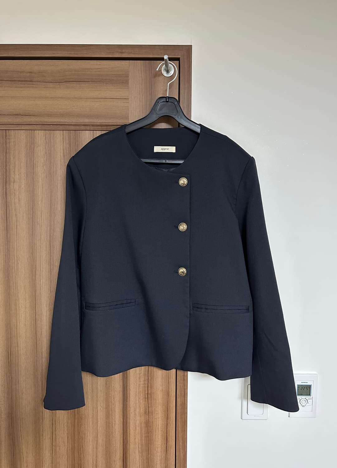 하우유 노카라 자켓+블라우스 세트 상품이미지1