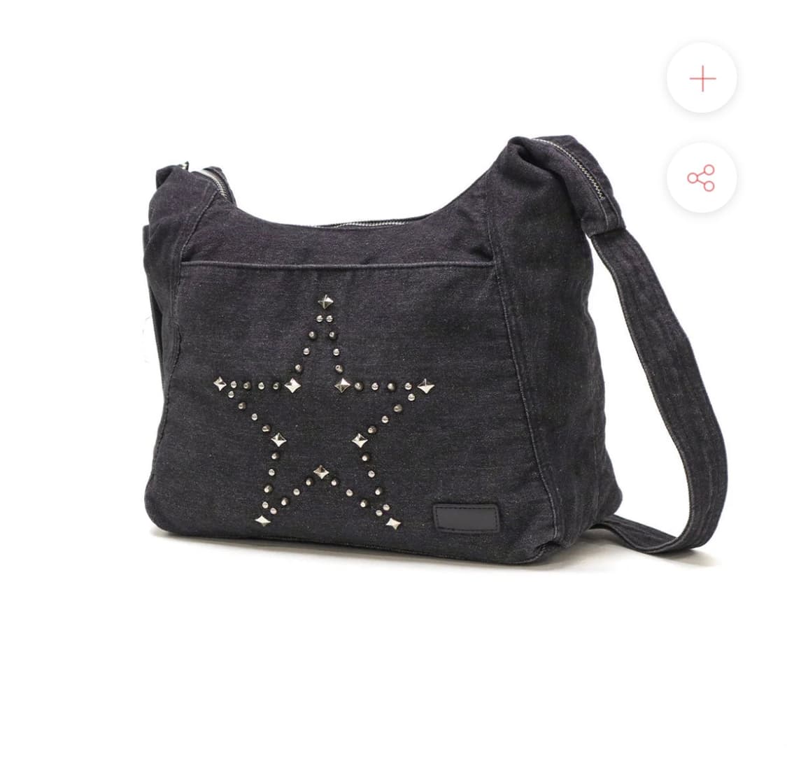 X-girl 데님숄더백 상품이미지1