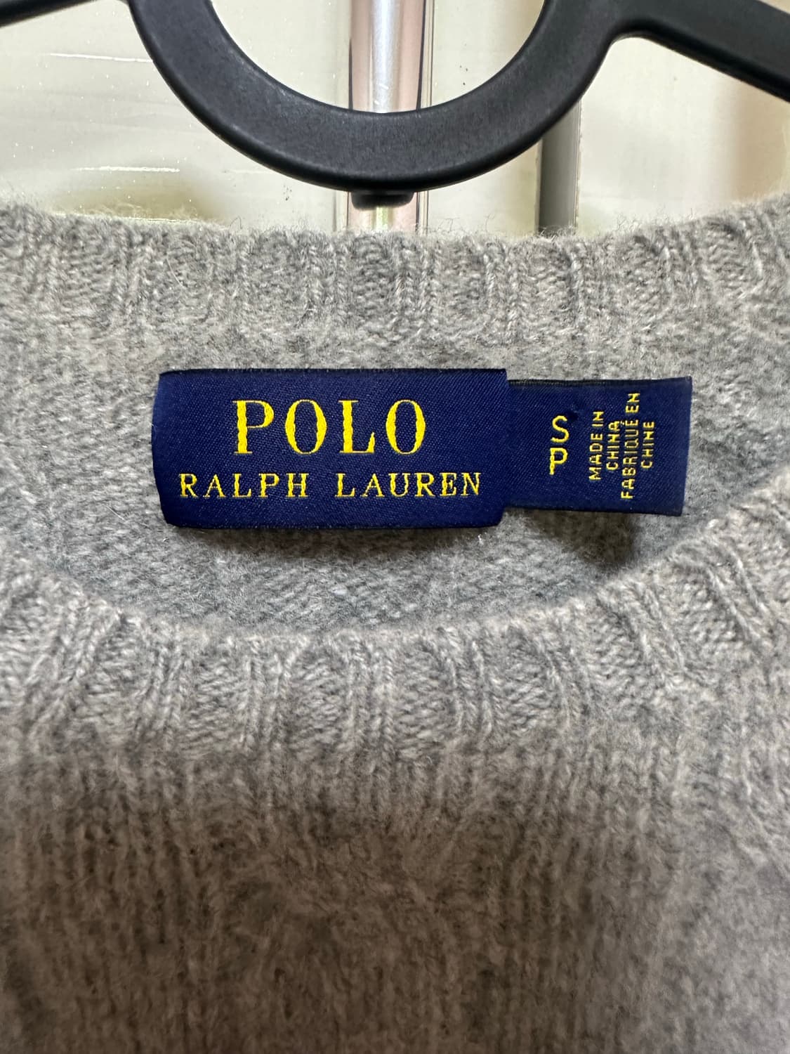 폴로 울 캐시미어 케이블 프리미엄 니트 s 상품이미지3