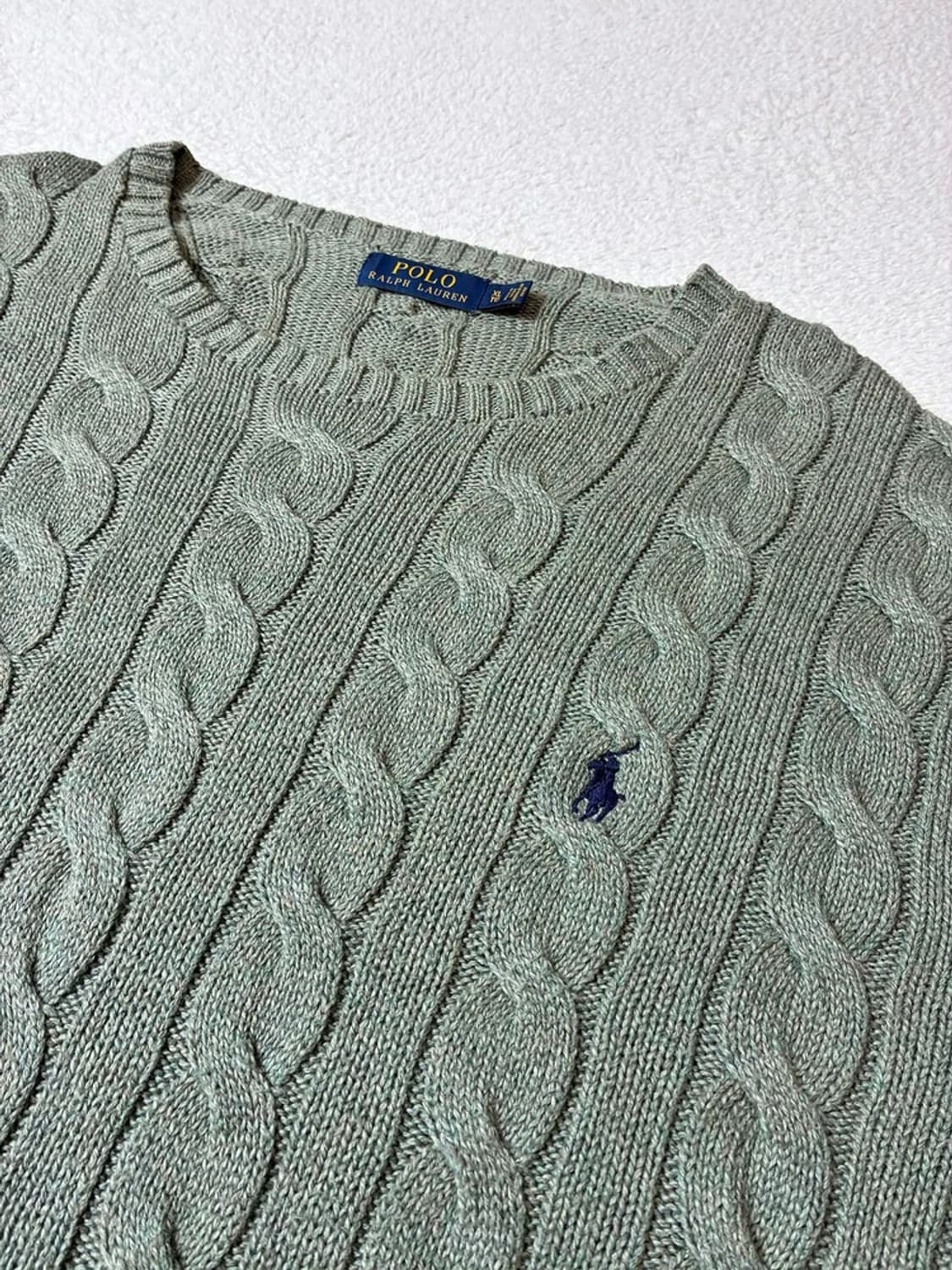 폴로 랄프로렌 10's 코튼 꽈배기 니트 PN7222 상품이미지3
