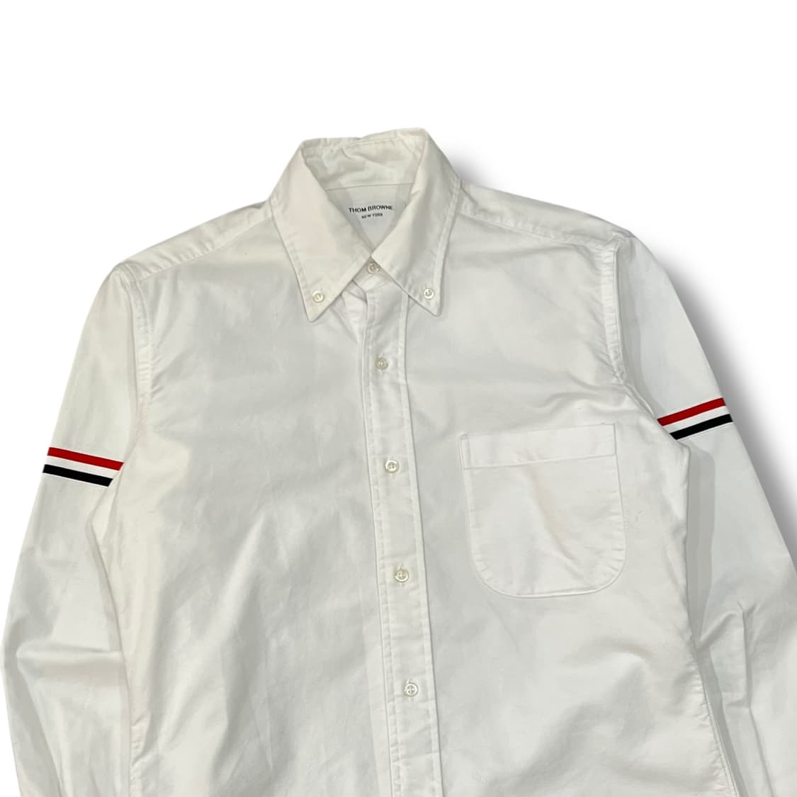 톰브라운 스트라이프 그로그랭 암밴드 셔츠 +명품감정서 y14281 상품이미지2