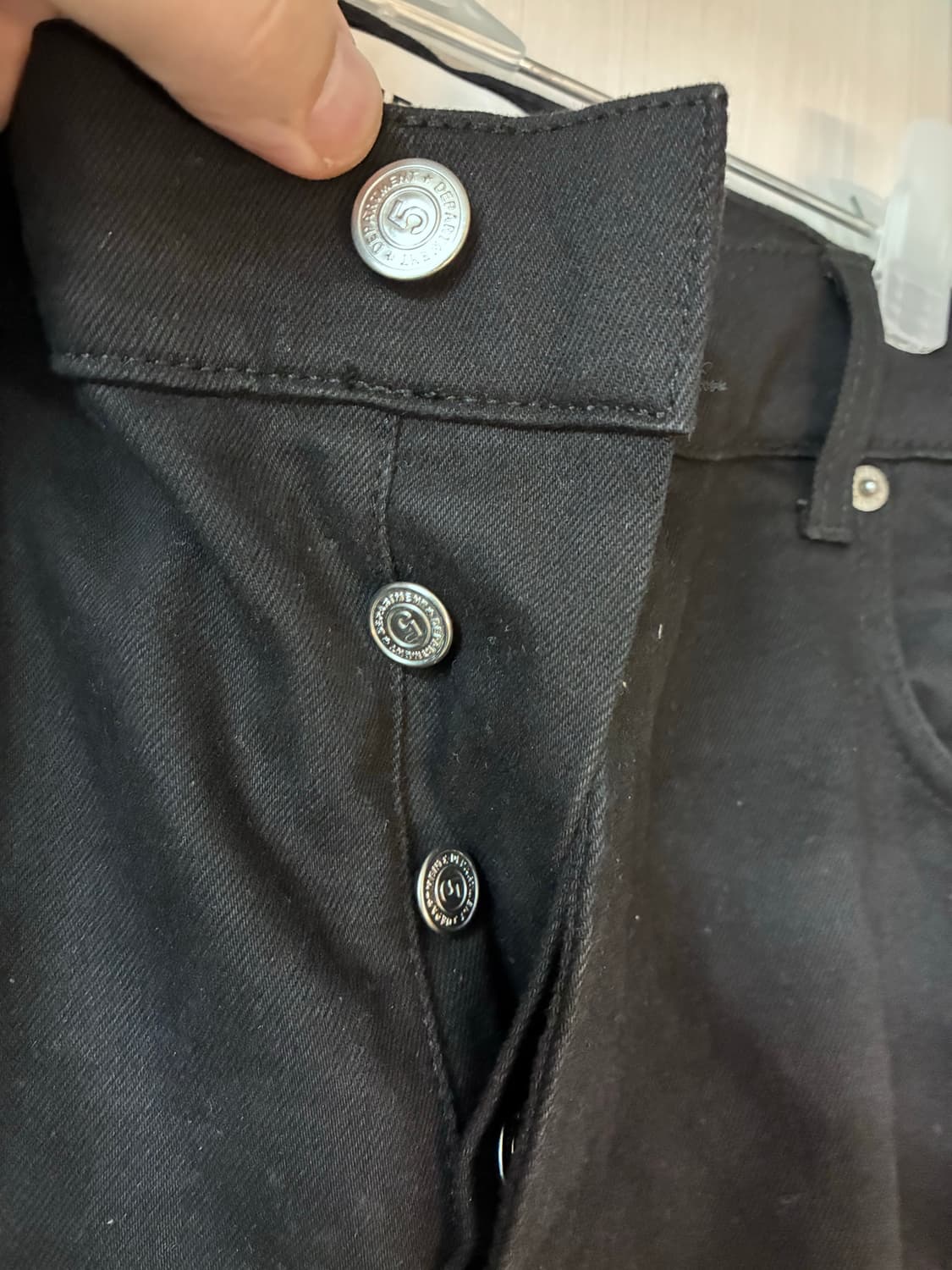 새제품) 디파트먼트5 블랙 팬츠 상품이미지5