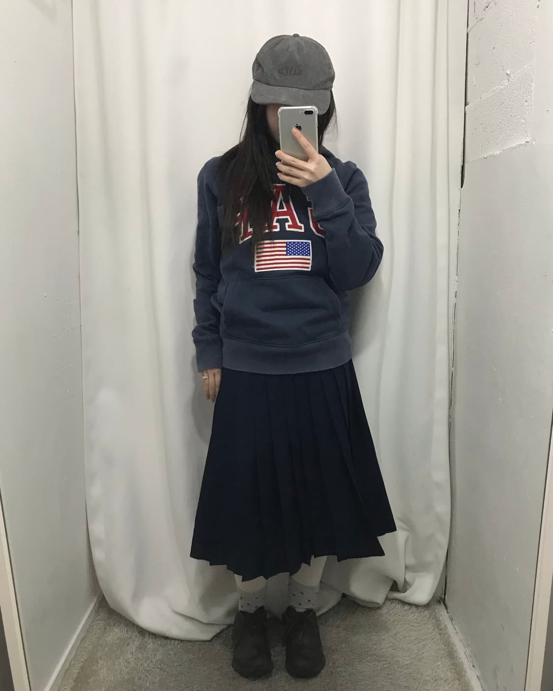 성조기 갭 후드 코디 세트 🖤 상품이미지1